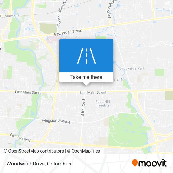 Mapa de Woodwind Drive