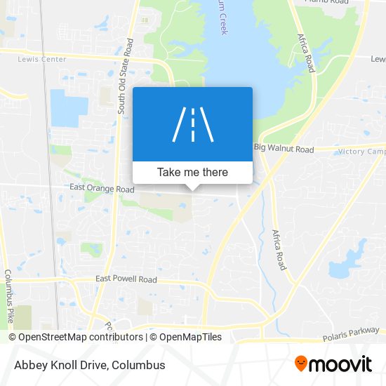 Abbey Knoll Drive map