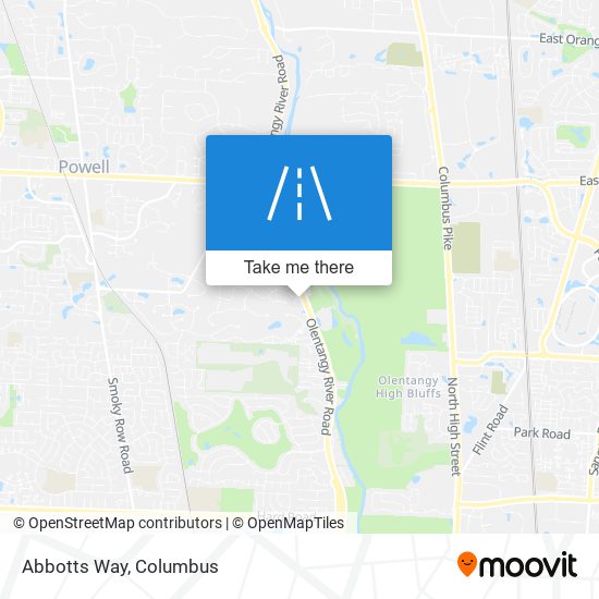 Abbotts Way map