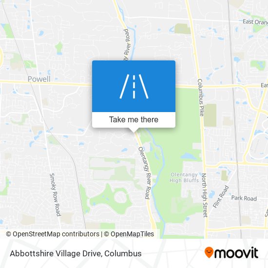 Abbottshire Village Drive map