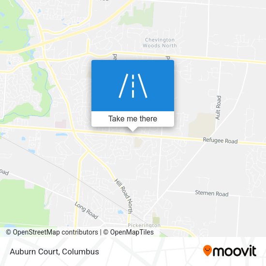 Mapa de Auburn Court