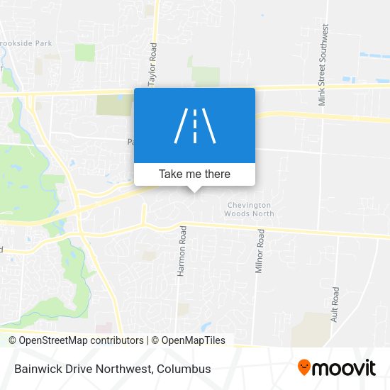 Mapa de Bainwick Drive Northwest