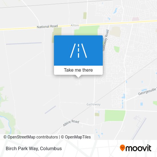 Birch Park Way map