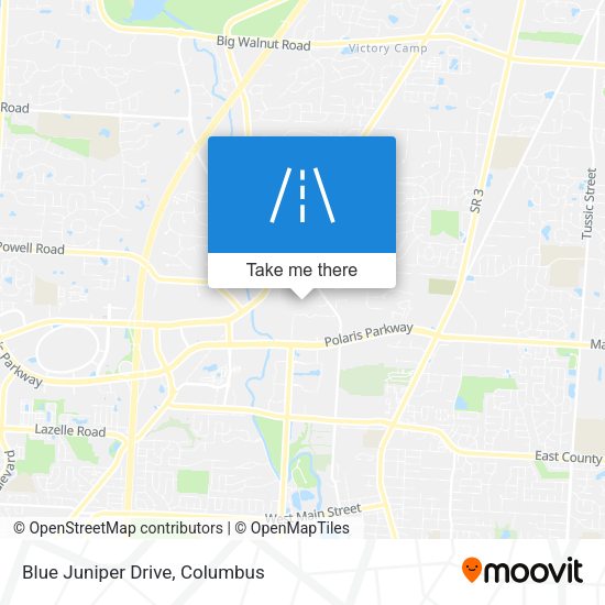 Blue Juniper Drive map