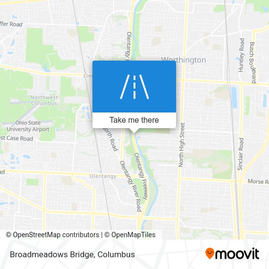 Mapa de Broadmeadows Bridge