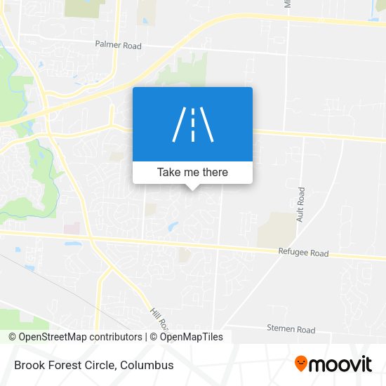 Mapa de Brook Forest Circle