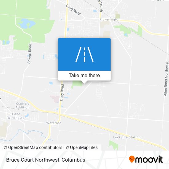 Bruce Court Northwest map