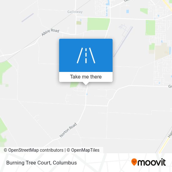 Burning Tree Court map