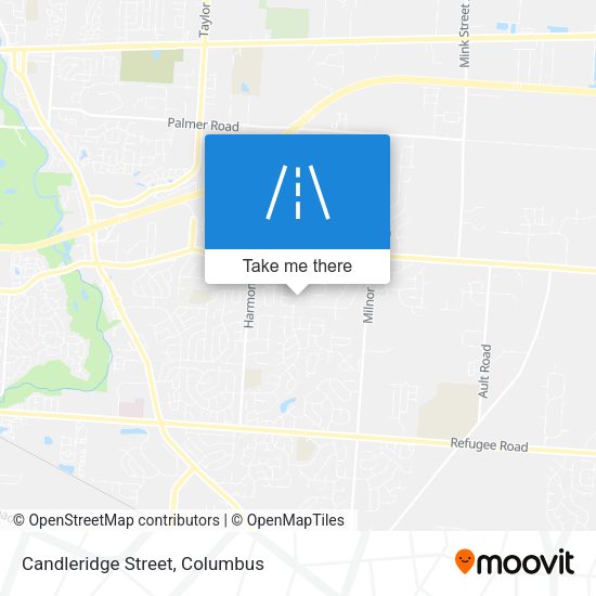 Mapa de Candleridge Street