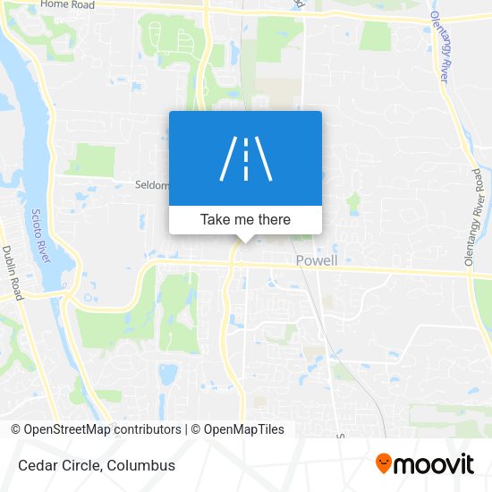 Mapa de Cedar Circle
