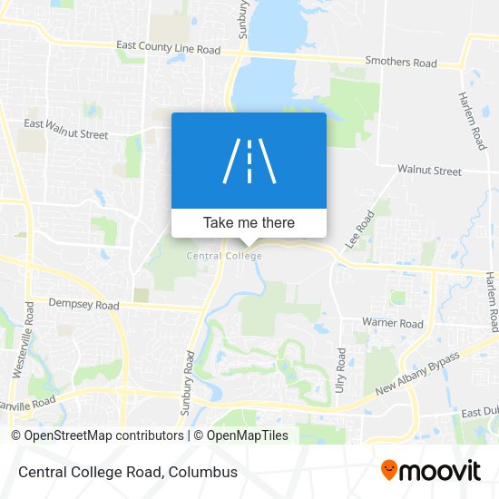 Mapa de Central College Road