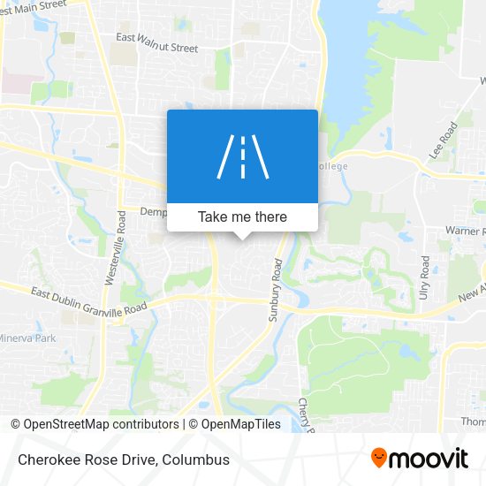 Mapa de Cherokee Rose Drive