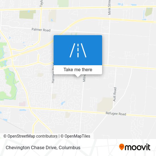 Chevington Chase Drive map