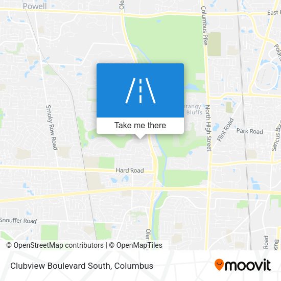 Mapa de Clubview Boulevard South