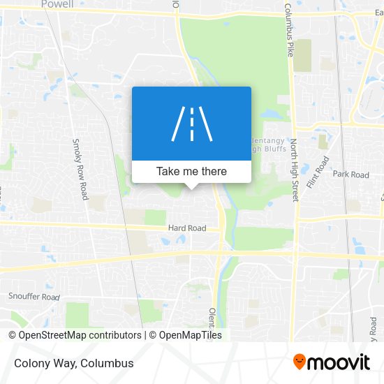 Mapa de Colony Way