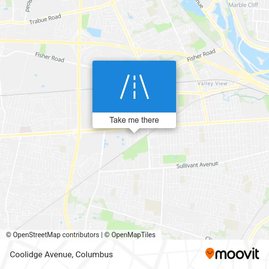 Coolidge Avenue map