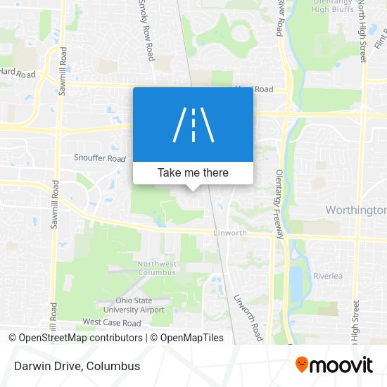 Mapa de Darwin Drive