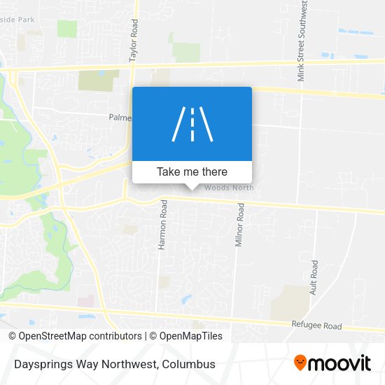 Daysprings Way Northwest map