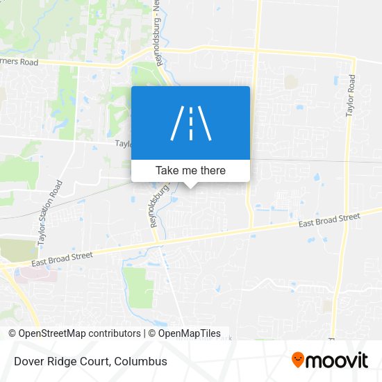 Mapa de Dover Ridge Court