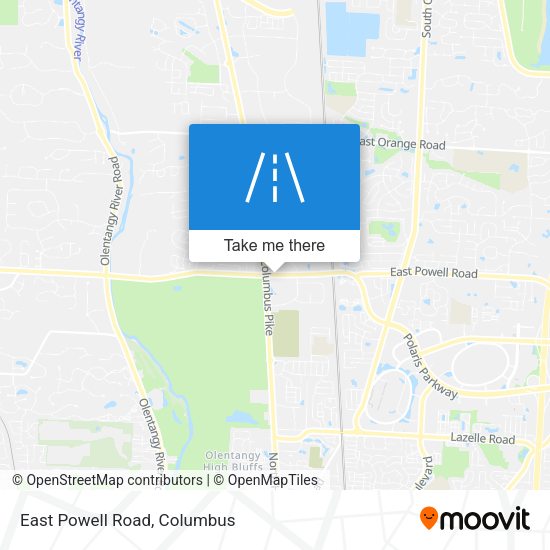 Mapa de East Powell Road