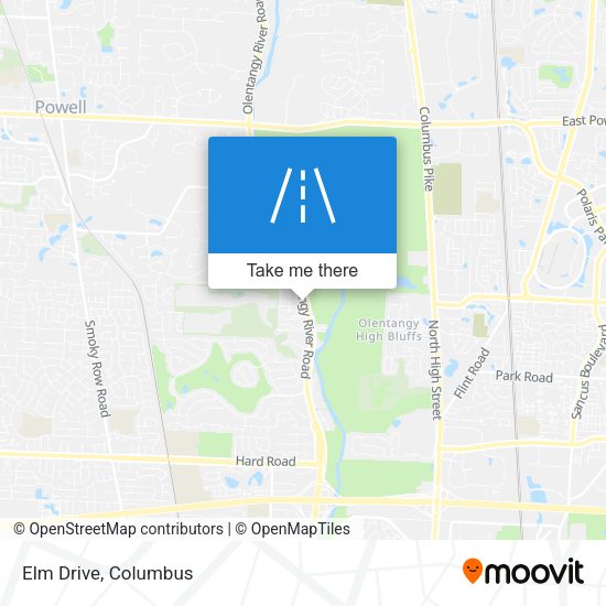 Mapa de Elm Drive