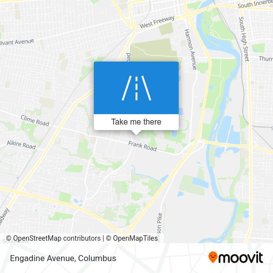 Mapa de Engadine Avenue