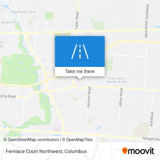 Mapa de Fernlace Court Northwest