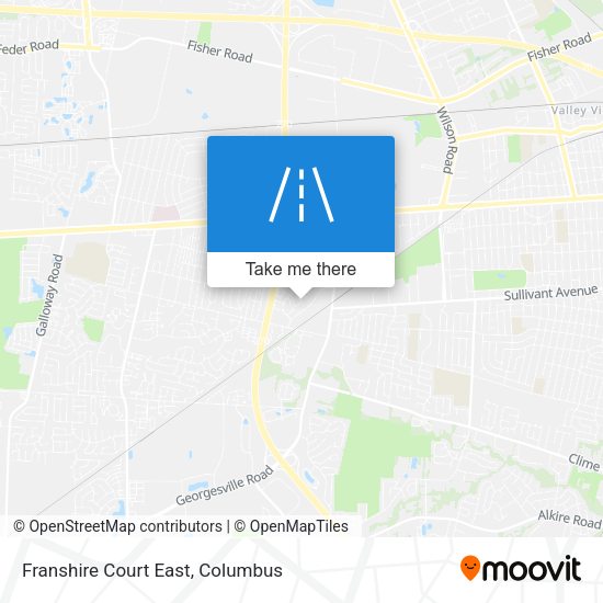 Franshire Court East map