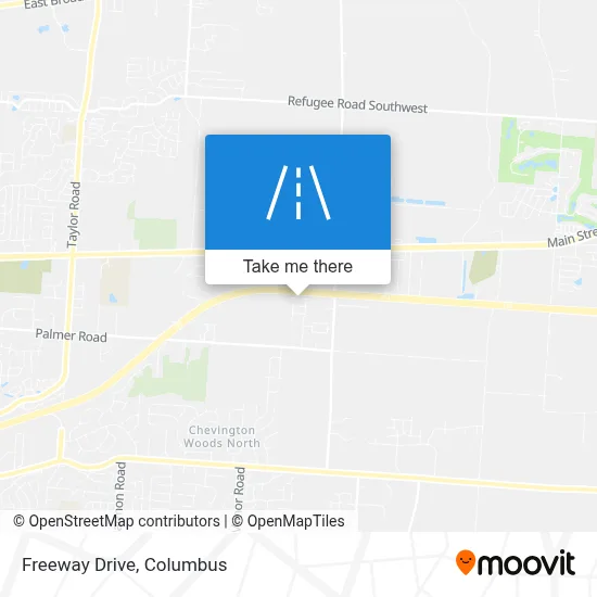 Freeway Drive map