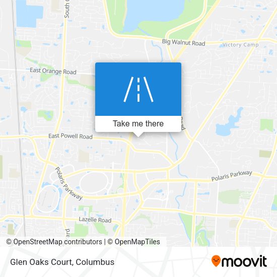 Mapa de Glen Oaks Court