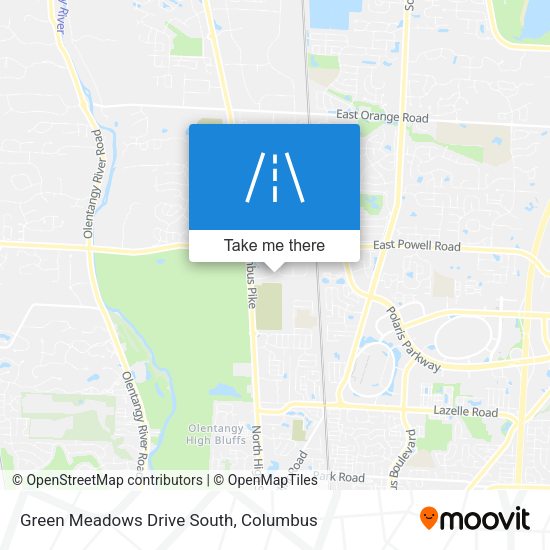 Green Meadows Drive South map