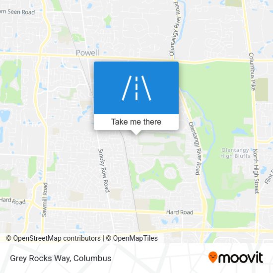 Mapa de Grey Rocks Way