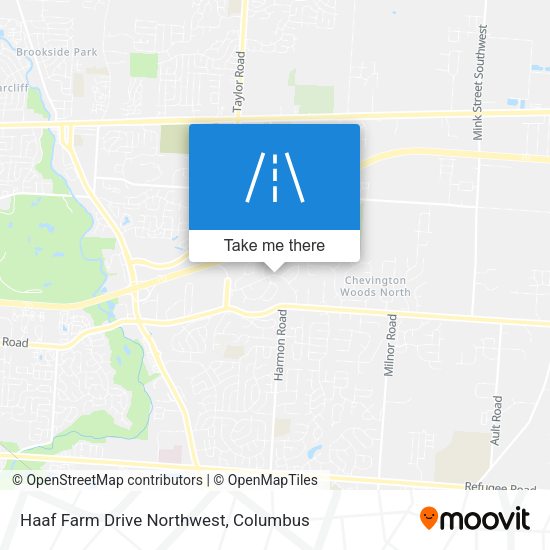 Haaf Farm Drive Northwest map