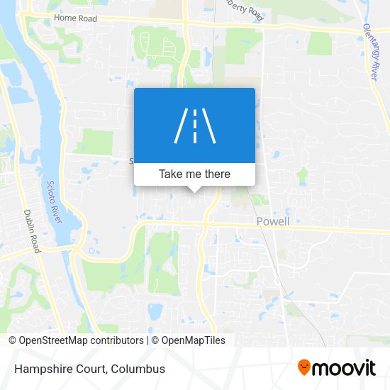 Mapa de Hampshire Court