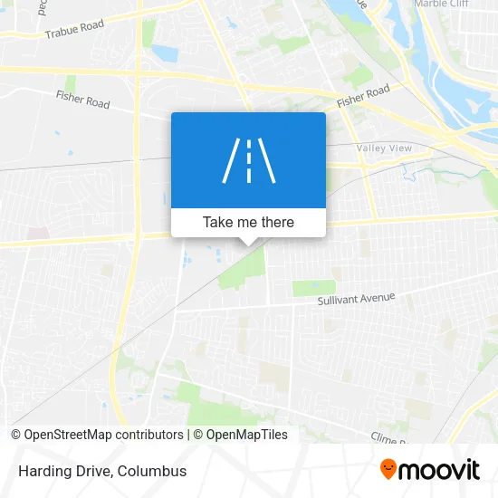 Harding Drive map