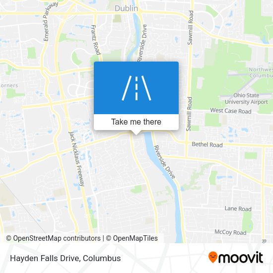 Hayden Falls Drive map