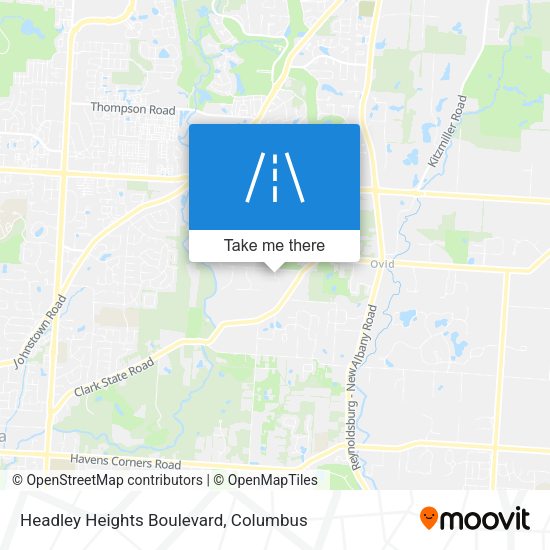 Mapa de Headley Heights Boulevard