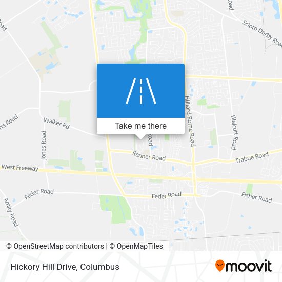 Hickory Hill Drive map