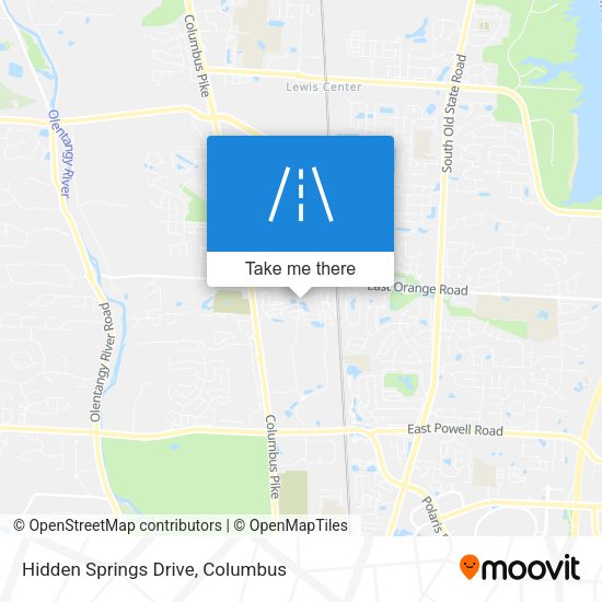 Mapa de Hidden Springs Drive