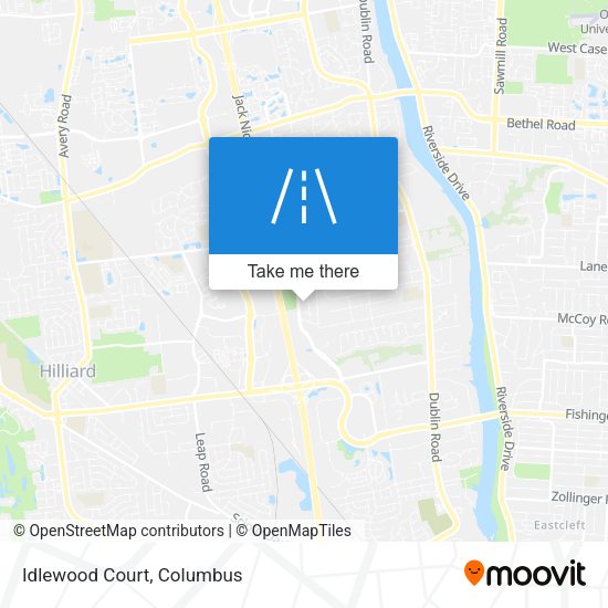 Mapa de Idlewood Court