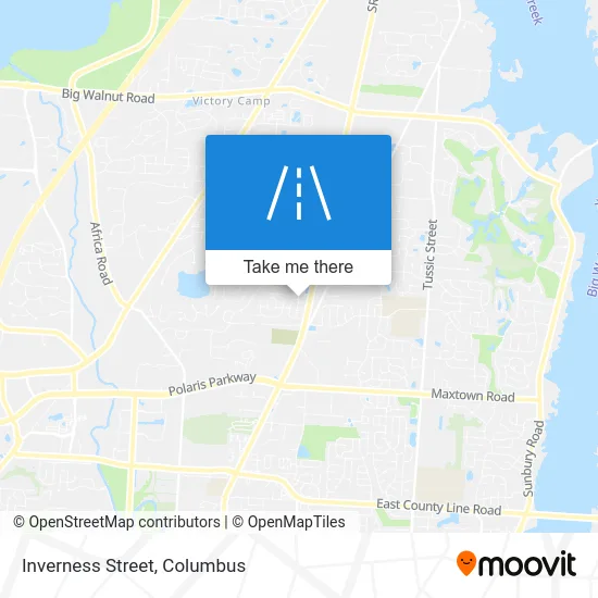 Inverness Street map