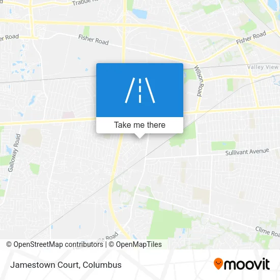 Mapa de Jamestown Court