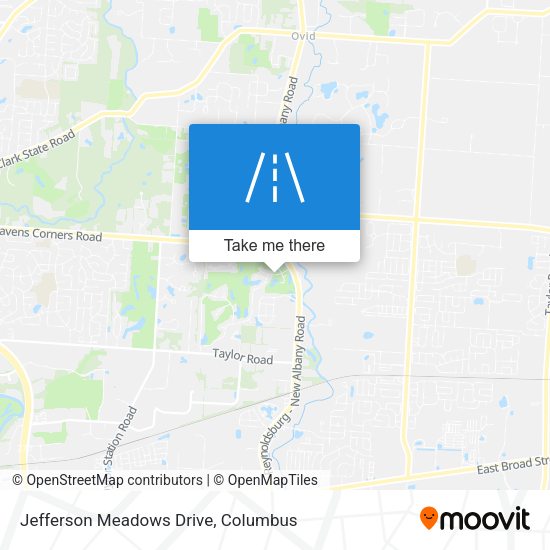 Jefferson Meadows Drive map