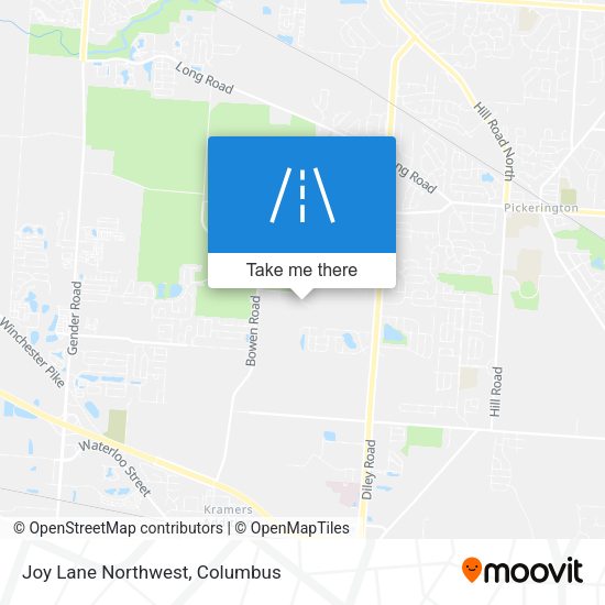 Joy Lane Northwest map
