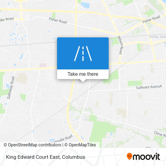 Mapa de King Edward Court East