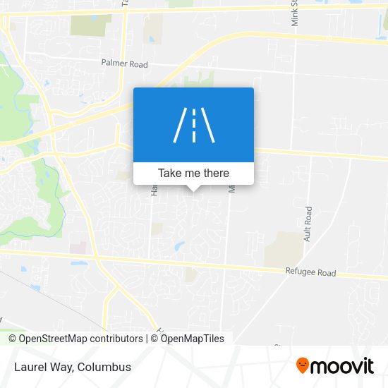 Mapa de Laurel Way