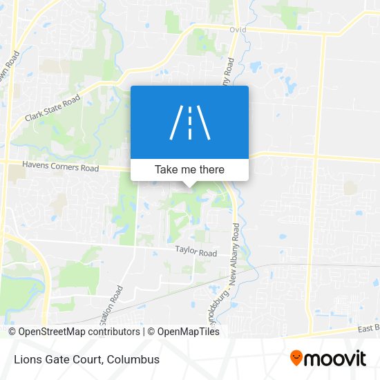 Mapa de Lions Gate Court