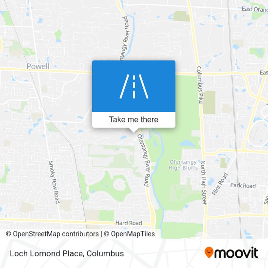 Mapa de Loch Lomond Place