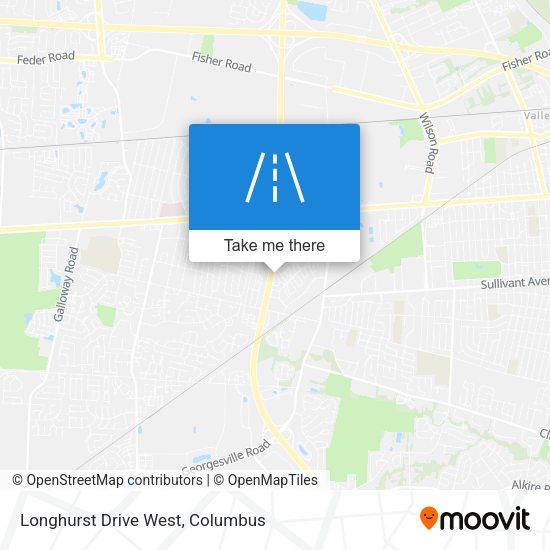 Longhurst Drive West map