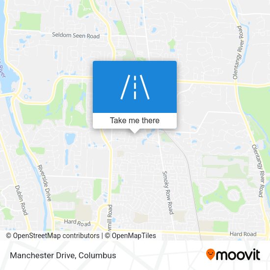 Manchester Drive map